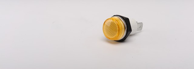 S Series Plastic 230V AC Yellow 14 mm Pilot